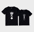 K spades & Q heart crown
